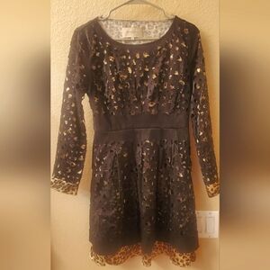 Burberry London Black Lace Dress